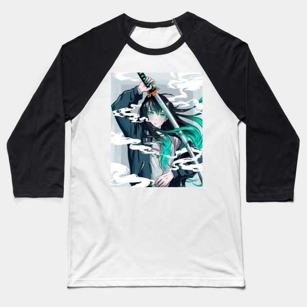 Mist Pillar Baseball T-Shirt by svenpham